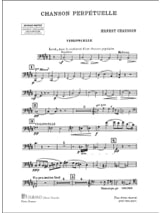 Chanson Perpétuelle Opus 37 - CHAUSSON - Partition
